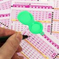 Gadpiparty Lottery Ticket Scratcher 5pcs Plastic Scraper Tools Blank Scrapers For Labels Remover Scratching Green