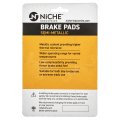 Niche Brake Pad For Set Bmw R100r R1100gs R1100r R1100s R850r R1200c 34117663764 Front Semi-metallic 4 Pack