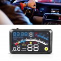 Head Up Display Universal 5 9 Car Hud Mph Km H Over Speed Limit Warning Plug And Play Windshield Projector With Film For Cars