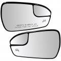Ocpty Side View Mirror Glass Replacement Fit 2013 2014 2015 2016 2017 2018 2019 2020 For Ford Fusion Left And Right Oe