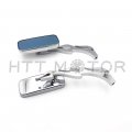 Httmt Mt400-011 Hdbolt- Anti Glare Blue Rearview Mirror 8mm Compatible With H-d Softail Motorcycle Bikes Chrome