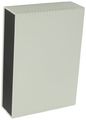 Bud Industries Pc-11482-lg Light Gray Abs Cover Style D Plastic Box With Black End Panel 7-5 64 Length X 10-15 Width 2-35 