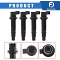 4 Pcs Ignition Coils Replacement For Yamaha V-max 1700 Yzf-r6s Yzf-r1 Yzf-r6 Fz1 Fzs1 5vy-82310-00-00