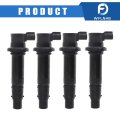 4 Pcs Ignition Coils Replacement For Yamaha V-max 1700 Yzf-r6s Yzf-r1 Yzf-r6 Fz1 Fzs1 5vy-82310-00-00