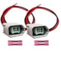 2pcs 2 Pin Side Marker Light Connector Pigtail For Chevrolet Cruze 2011 2019 Wpt-1204 Wiring Repair Plug Harness