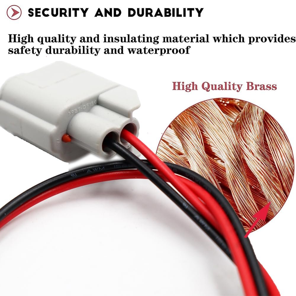 2pcs 2 Pin Side Marker Light Connector Pigtail For Chevrolet Cruze 2011 2019 Wpt-1204 Wiring Repair Plug Harness