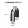 Uxcell Rubber Cushion Strut Clamp Fit For 3-1 2 Pipe Cushioned Rigid Steel Mounting Pex Tubing To Channels