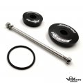 Httmt- Us-bm-rint-hlkg- Cnc Rear Wheel Hub Insert Cover Caps Decor Compatible With Bimmer R Nine T Rninet 2014-2018 Black
