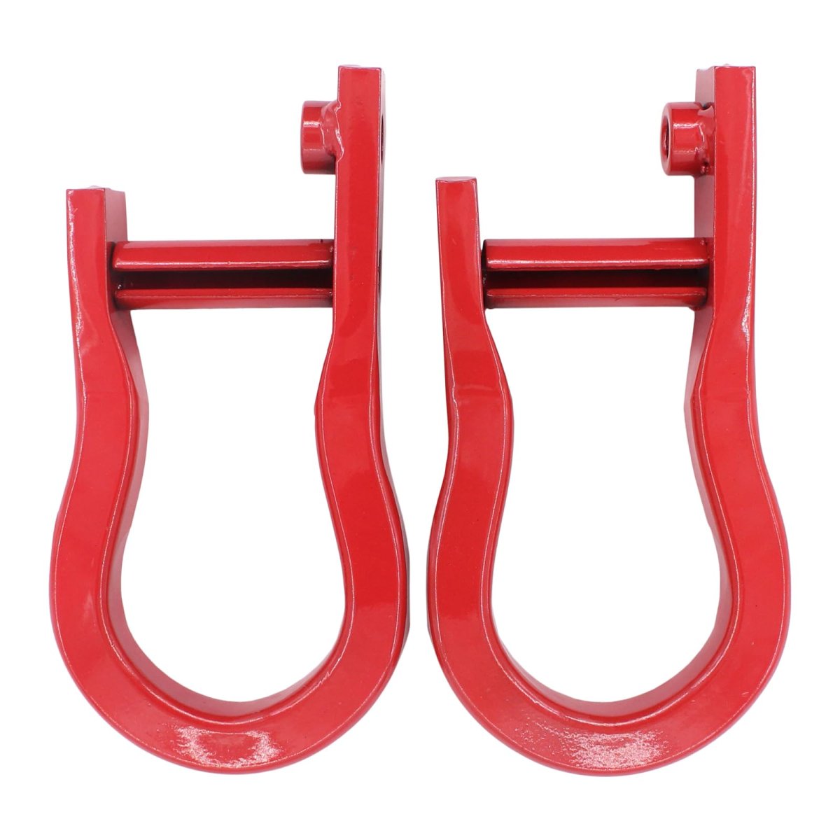 2 Pcs Front Left Right Lower Red Tow Hooks For Silverado 1500 2007 2018 Ld 2019 Gmc Sierra Limited