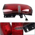 1-pack Tail Light Rear Halogen Clear Red Left Side Replacement For 2015-2020 Tahoe