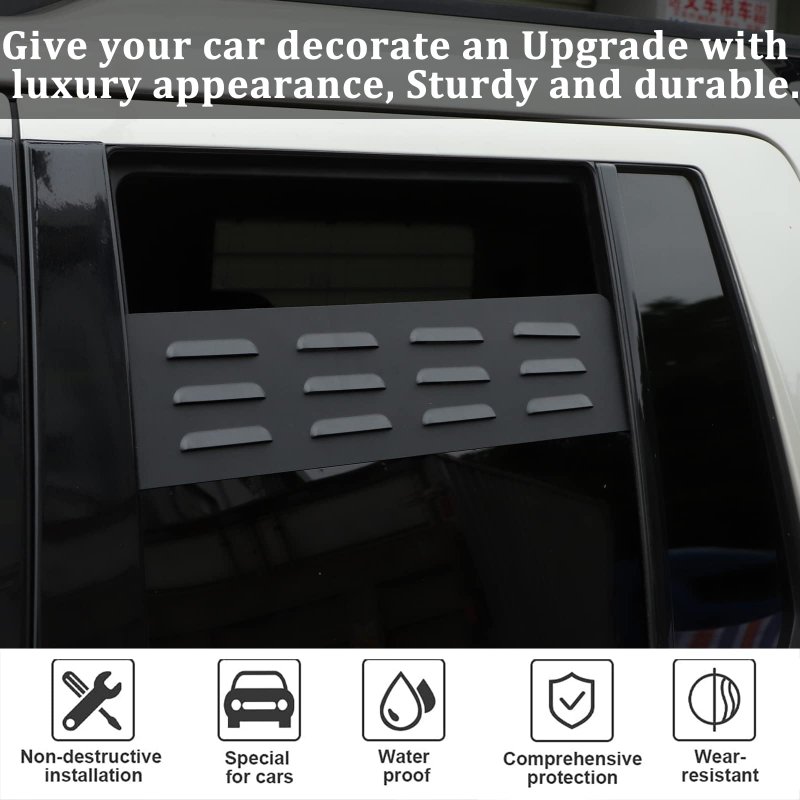 Window Ventilations For Land Rover Discovery 3 4 2004 2018 Rear Door And Vent Screens Safety Vent Blinds Accessories
