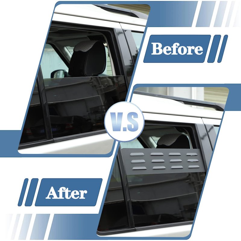 Window Ventilations For Land Rover Discovery 3 4 2004 2018 Rear Door And Vent Screens Safety Vent Blinds Accessories