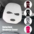 Younice Universal Car Seat Headrest Cover 3 Hole Full Face Balaclava Funny Hat Ski Mask Decoration For Van Truck Suv Rv Sedan
