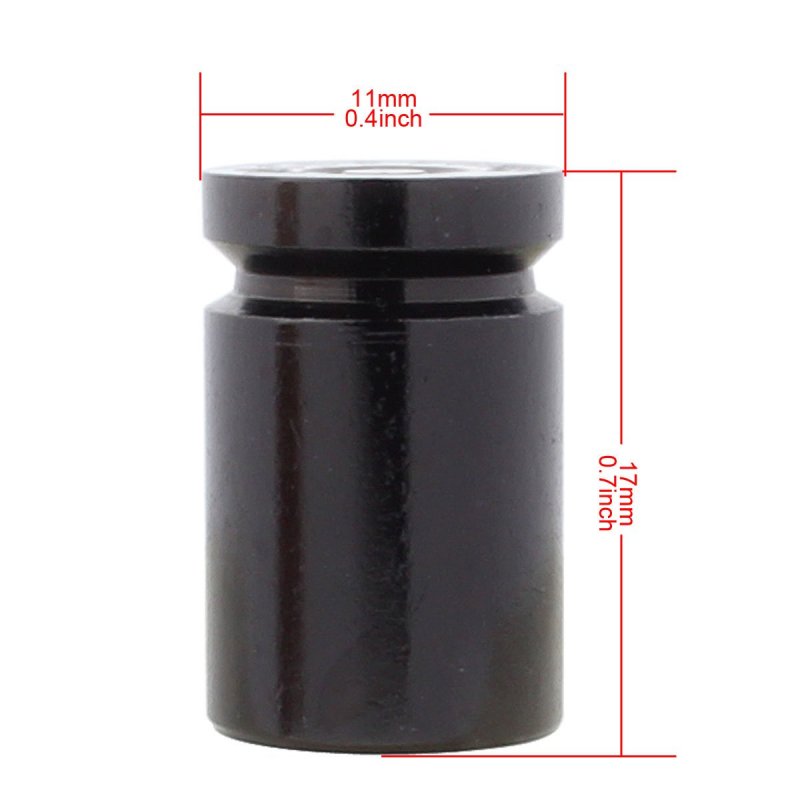 Tomall Tire Valve Stem Caps Black Bullet Shell For Motorcycles Vans Atv