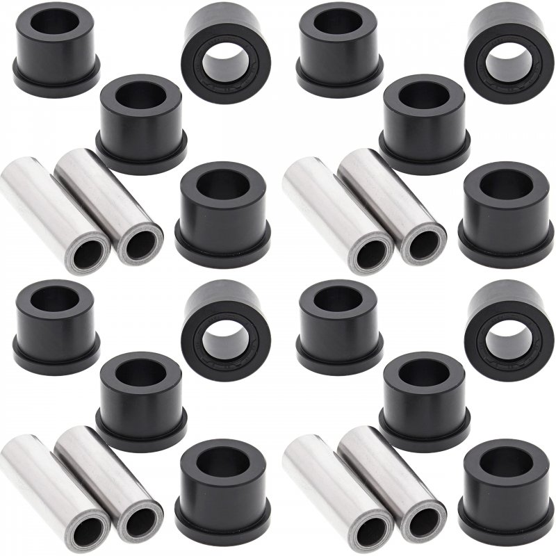 Upper Lower A Arm Bearing Bushing Kit For Yamaha Yfb250 Timberwolf 2x4 1994 1995 Includes 16 Delrin Bushings And 8 Needle