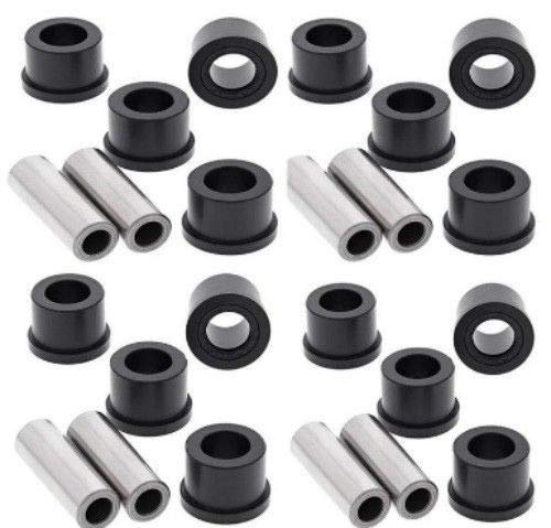 Upper Lower A Arm Bearing Bushing Kit For Yamaha Yfb250 Timberwolf 2x4 1994 1995 Includes 16 Delrin Bushings And 8 Needle