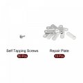Uxcell Flat Repair Plate 22mmx8mm Fixing Mending Corner Brace Bracket For Furniture 10pcs And 2x8mm Phillips Pan Head Washer