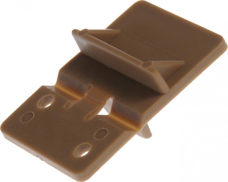 Hillman 57061 Drawer Pull-out Stop 1 Count Pack Of Brown 5 Pieces