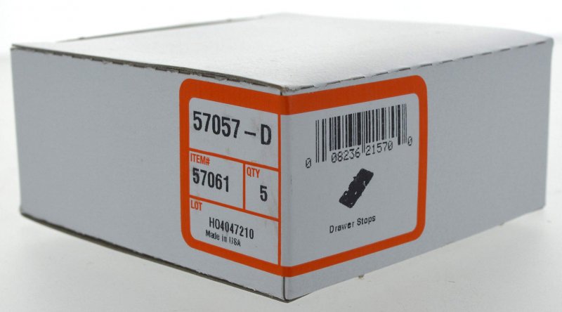 Hillman 57061 Drawer Pull-out Stop 1 Count Pack Of Brown 5 Pieces