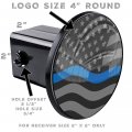 Tricktoppers Trailer Hitch Cover Plug For 2 Inch Receivers Class 3 4 5 With 1 Pin Offset And Hole Made Usa High Resolution