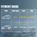 X Autohaux Suv Car Cover Cab Fit For Jeep Wrangler Jk Jl Hardtop 2 Door 2007-2021 Outdoor Sun Dust Wind Snow Protection 210d