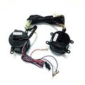 July King 1600lm 24w 6000k Led Light Guide Q5 Lens Fog Lamp 1000lm 14w Day Running Lights Drl For Citroen C4 2004-on