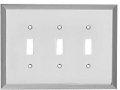 C R Laurence Mmp9ch Crl Chrome Triple Toggle Metal Mirror Plate 