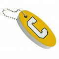 Graphics More Coppin State University Secondary Logo Floating Keychain Oval Foam Fishing Boat Buoy Key Float