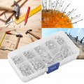 Solid Aluminum Rivet 450pcs M2 Flat Heads 5 3mm-20mm Length Rivet