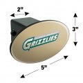 Georgia Gwinnett College Secondary Logo Oval Tow Hitch Cover Trailer Plug Insert 2