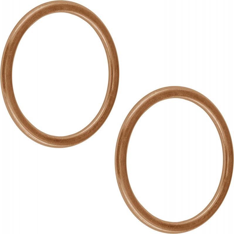 Caltric 2x Exhaust Pipe Gasket For Honda Shadow 800 Vt800 1988 18291-283-010 New