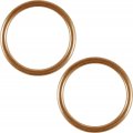 Caltric 2x Exhaust Pipe Gasket For Honda Shadow 800 Vt800 1988 18291-283-010 New