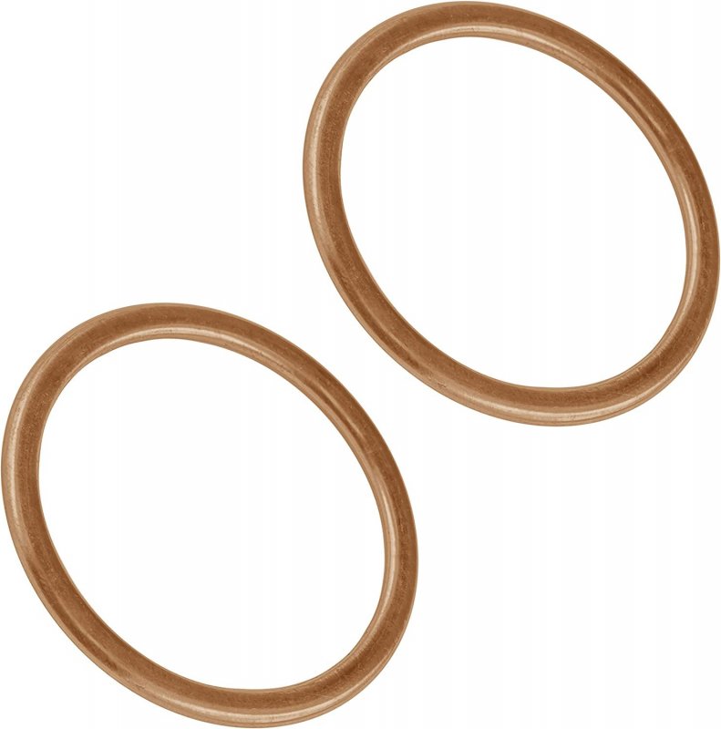 Caltric 2x Exhaust Pipe Gasket For Honda Shadow 800 Vt800 1988 18291-283-010 New