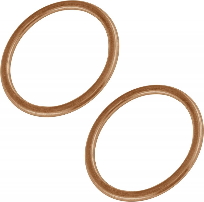 Caltric 2x Exhaust Pipe Gasket For Honda Shadow 800 Vt800 1988 18291-283-010 New