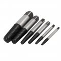 Uxcell 1 8 Screw Extractor Set Broken Bolt Stud Pipe Remover Tool Kit 6 In 1