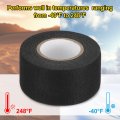 Wire Harness Tape 1 5 In X 32 81 Ft Self-adhesive Cloth Electrical Auto Cable Fixed High Temp Noise Dampening Heat Proof