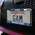 Indiana State Alumni Logo Full Size Standard License Plate Metal Frame