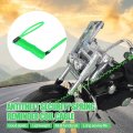Vgeby Motorcycle Bike Alarm Disc Lock Antitheft Security Spring Reminder Coil Cable Color Green