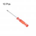 Uxcell Mini Phillips Screwdriver 2 5mm Cross Head 65mm Length For Small Appliances Repair 10 Pcs