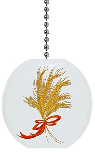 Wheat Solid Ceramic Fan Pull