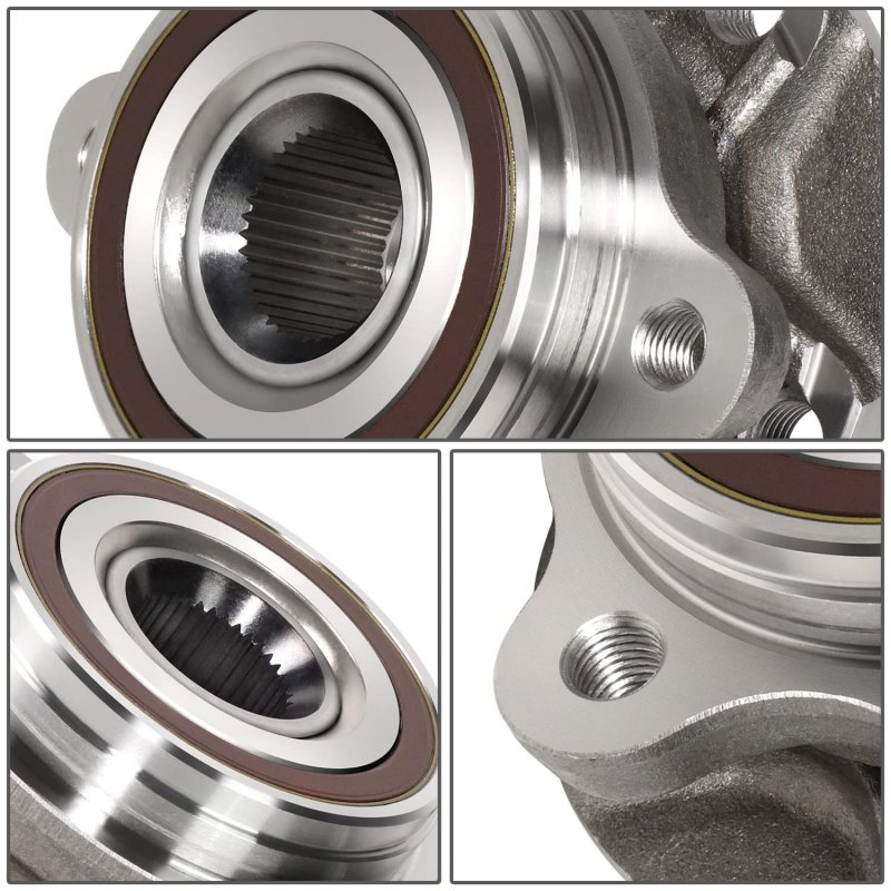 Front Wheel Bearing Hub Assembly Oem-wha-0023 For 2004-2006 Vw Phaeton Fits Left And Right Steel Construction Replacement Part