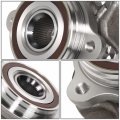 Front Wheel Bearing Hub Assembly Oem-wha-0023 For 2004-2006 Vw Phaeton Fits Left And Right Steel Construction Replacement Part