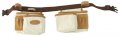 Mcguire-nicholas Mcguire Nicholas 386 C 10 Pocket Finishers Apron In Natural Cotton Canvas With Belt Beige 