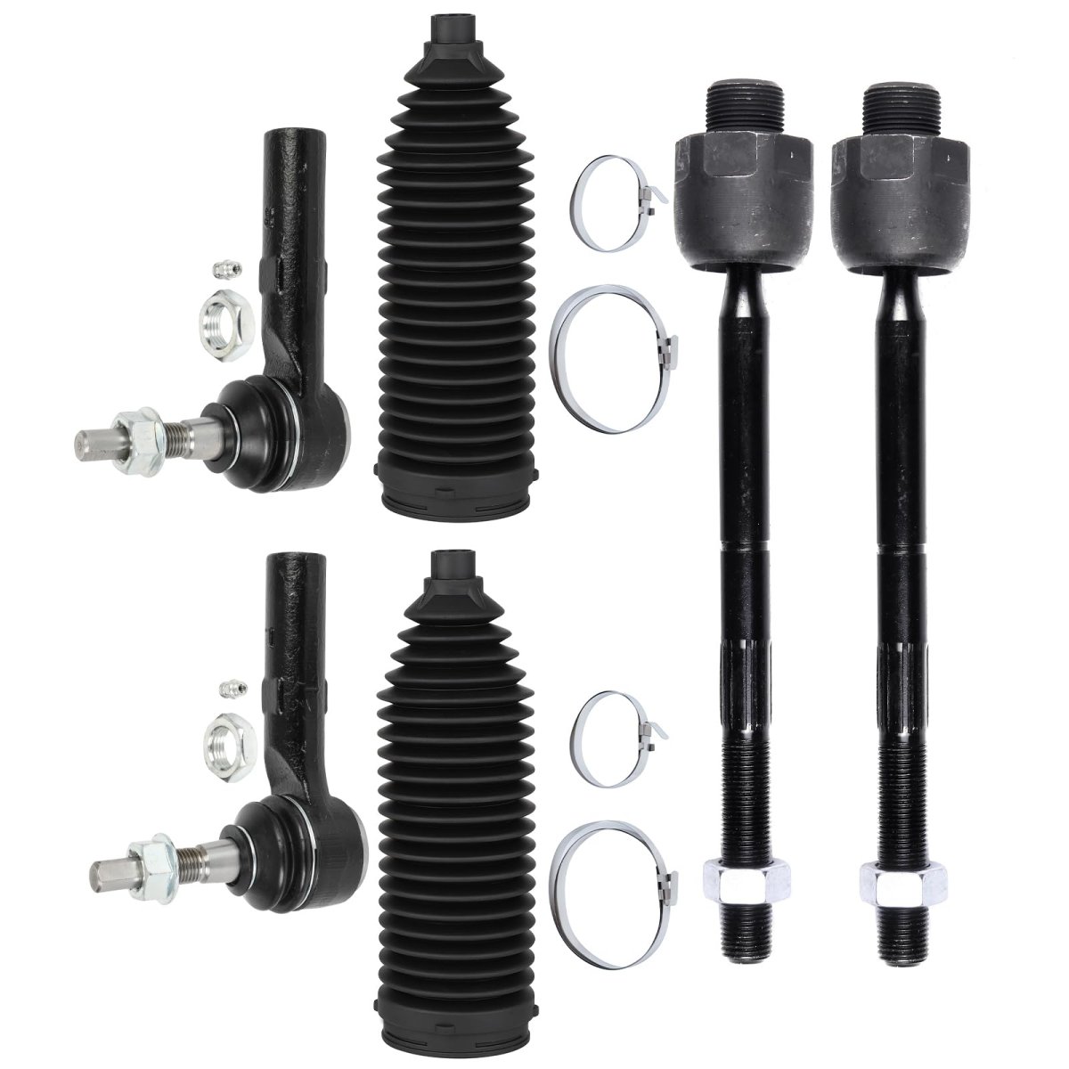 Es3572 Es3573 Outer Tie Rod End Steering Rack Boot Front Suspension For 2000-2004 Dodge Dakota 2000-2003 Durango