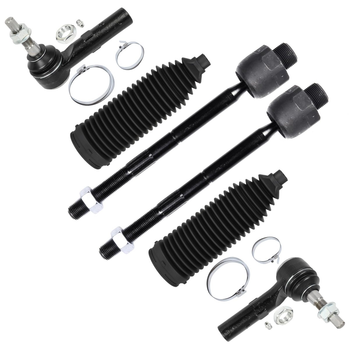 Es3572 Es3573 Outer Tie Rod End Steering Rack Boot Front Suspension For 2000-2004 Dodge Dakota 2000-2003 Durango