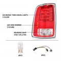G-plus Pair Led Tail Light Compatible With Dodge Ram 1500 2013-2018 Dodge 2500 3500 2014-2018 68093078ac 68093079ac Ch2800203c