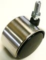 Oajen 2 50mm Brushed Chrome Caster Pack Of 5 3 8 X 1 Grip Ring Stem 