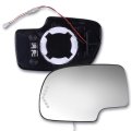 Left And Right Side Door Mirror Glass- For 2003-06 Chevy Silverado 1500 2007 Classic Smooth Heated Turn Signal Chrome Led Oe 