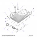 Polaris Slingshot Battery Pad Genuine Oem Part Qty 1