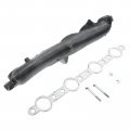 A-premium Left Right Exhaust Manifold With Gasket Compatible Ford F-250 Super Duty F-350 1999-2003 E-350 Econoline E-450 E-550